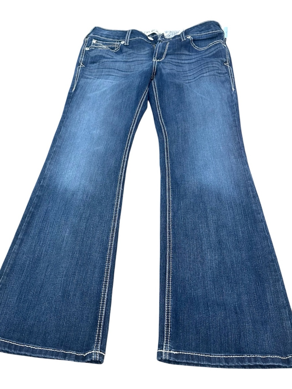 Ariat R.E.A.L. Denim "Arrow MR Boot" women's mid-rise bootcut jeans 30s
